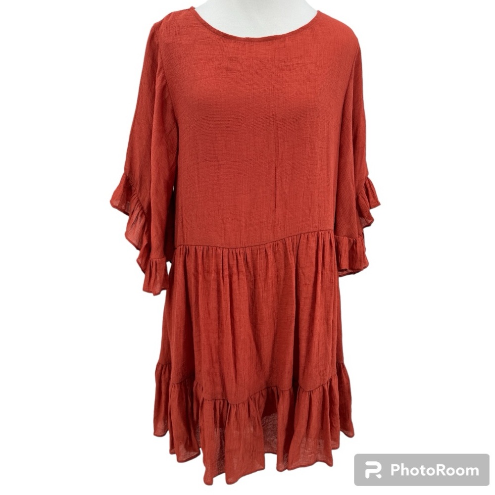Bluivy  Bohemian Style midi dress-Oversized Small